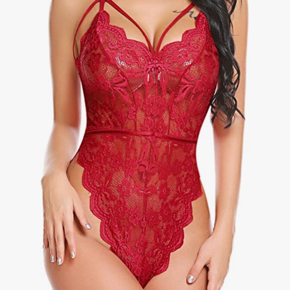 Avidlove Teddy 1-Piece Babydoll Mini Bodysuit